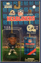 Deion Sanders from Football Headliners - 1996 Season manufactured by Corinthian [Front]