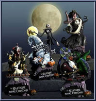 Boxed Set of 4 from Formation Arts - Nightmare Before Christmas manufactured by Square Enix [Loose]