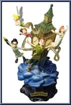Peter & Kids Flying from Formation Arts - Peter Pan manufactured by Square Enix [Loose]