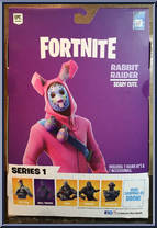 Rabbit Raider from Fortnite - Legendary Series manufactured by Jazwares [Back]