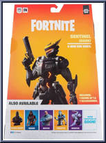 Sentinel (Dark) from Fortnite - Legendary Series manufactured by Jazwares [Back]