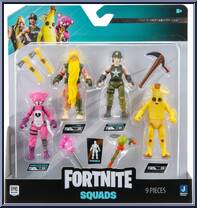 Squad 4-Pack #1 from Fortnite - Legendary Micro Series manufactured by Jazwares [Front]