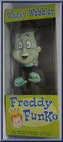 Freddy Funko (Green) from Funko - Wacky Wobblers manufactured by Funko [Front]