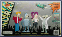 Fry / Leela / Professor Farnsworth / Bender from Futurama - Basic Series manufactured by NJ Croce [Back]