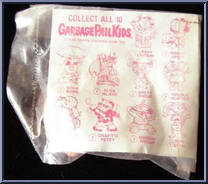 Leaky Lindsay from Garbage Pail Kids - Basic Series manufactured by Topps [Back]