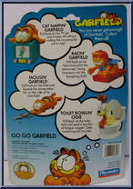 Cat Nappin' Garfield from Garfield - Go Go Garfield manufactured by Playmates [Back]