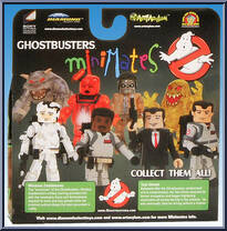 Dr. Peter Venkman / Energized Terror Dog from Ghostbusters - Minimates - Toys R Us - Best of Series 2 manufactured by Diamond Select [Back]