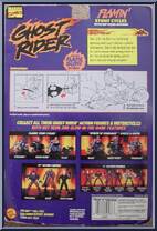 Blaze from Ghost Rider - Flamin' Stunt Cycles manufactured by Toy Biz [Back]