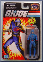 Cobra Commander (v1) from G.I. Joe - 25th Anniversary - Wave  4 manufactured by Hasbro [Front]