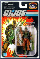 Roadblock from G.I. Joe - 25th Anniversary - Wave  4 manufactured by Hasbro [Front]