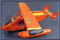 Avenger Pursuit Craft (Orange) (Super Joe) from G.I. Joe - Adventure Team - Vehicles manufactured by Hasbro [Loose]