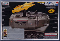 Warthog A.I.F.V. (with Sgt. Slaughter) from G.I. Joe - Classic Collection - Series  7 - Accessories manufactured by Hasbro [Back]