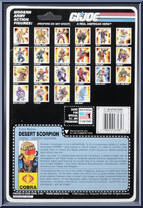 Desert Scorpion from G.I. Joe - Classic Collection - Series 10 manufactured by Hasbro [Back]