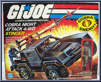 Night Attack 4-WD Stinger (with Cobra Officer) from G.I. Joe - Classic Collection - Series  3 - Accessories manufactured by Hasbro [Front]