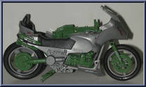 Silver Mirage Motorcycle from G.I. Joe - Classic Collection - Series  4 - Accessories manufactured by Hasbro [Loose]
