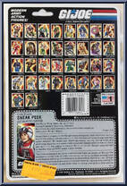 Sneak Peek from G.I. Joe - Classic Collection - Series  6 manufactured by Hasbro [Back]