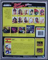 Vega from G.I. Joe - Classic Collection - Series 12 - Street Fighter II manufactured by Hasbro [Back]