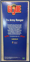 7th Army Ranger from G.I. Joe - Classic Collection 12" Scale - Basic Series manufactured by Hasbro [Back]