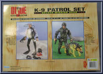 K-9 Patrol Set from G.I. Joe - Classic Collection 12" Scale - Deluxe Mission Gear manufactured by Hasbro [Back]