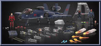 Cobra Rattler Ground Attack Jet from G.I. Joe - Classified - Basic Series manufactured by Hasbro [Loose]
