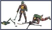 Roadblock, Tripwire & M.A.C.L.E.O.D. from G.I. Joe - Classified - Tiger Force manufactured by Hasbro [Loose]