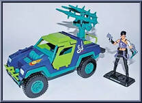 Dreadnok Ground Assault 4WD Stinger (with Heartwrencher) Action Figure