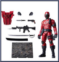 Crimson Guard from G.I. Joe - Exquisite Mini Series manufactured by Hiya Toys [Loose]