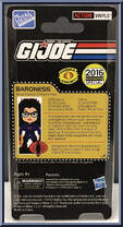 Baroness (Blue) from G.I. Joe (Loyal Subjects) - Action Vinyls manufactured by Hasbro [Back]