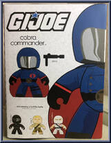 Cobra Commander from G.I. Joe - Mighty Muggs - Wave 1 manufactured by Hasbro [Back]