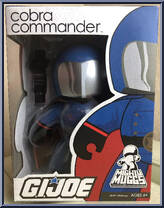 Cobra Commander from G.I. Joe - Mighty Muggs - Wave 1 manufactured by Hasbro [Front]