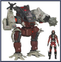Cobra Deviant (City Strike) (with Cyber-Viper) from G.I. Joe - Pursuit of Cobra - Mech Suits manufactured by Hasbro [Loose]
