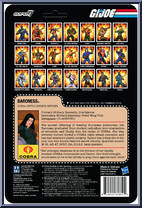 Baroness (Cartoon v2) from G.I. Joe - ReAction Figures manufactured by Super7 [Back]