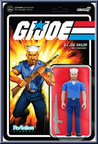 G.I. Joe Sailor from G.I. Joe - ReAction Figures manufactured by Super7 [Front]