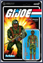 G.I. Joe Trooper (Camo Green Uniform) from G.I. Joe - ReAction Figures manufactured by Super7 [Front]