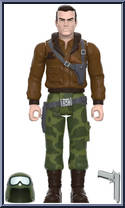 General Hawk from G.I. Joe - ReAction Figures manufactured by Super7 [Loose]