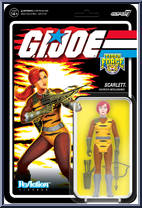 Scarlett (Tiger Force) from G.I. Joe - ReAction Figures manufactured by Super7 [Front]