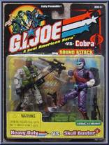 Heavy Duty vs. Skull Buster from G.I. Joe vs. Cobra - Basic Series manufactured by Hasbro [Front]