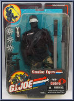 Snake Eyes from G.I. Joe vs. Cobra - 12" Scale manufactured by Hasbro [Front]