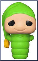 Glo Worm (Green) (Glows in the Dark) Action Figure