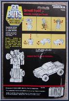 Small Foot from Go-Bots - 1984 Series manufactured by Tonka [Back]
