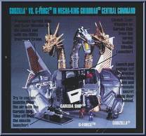 Godzilla Vs G-Force in Mecha-King Ghidorah Central Command from Godzilla - Godzilla Wars - Micro-Battle Playsets manufactured by Trendmasters [Loose]
