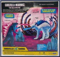 Kong vs Shimo from Godzilla x Kong: The New Empire - Dioramas manufactured by Playmates [Back]