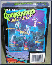 One Day at Horrorland from Goosebumps - Collectibles manufactured by Hasbro [Back]