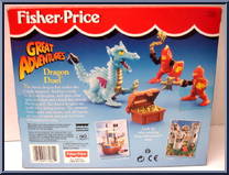 Dragon Duel from Great Adventures - Basic Series manufactured by Fisher-Price [Back]