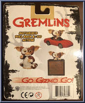 Gizmo in Corvette from Gremlins - Pull Backs manufactured by Neca [Back]