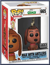 Max with Antlers from Grinch - Pop! Vinyl Figures manufactured by Funko [Front]