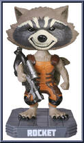Rocket Raccoon from Guardians of the Galaxy - Wacky Wobblers manufactured by Funko [Loose]