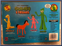 Original Gumby & Friends (4 Piece Set) from Gumby - Box Sets manufactured by NJ Croce [Back]