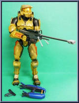 Spartan (Battle Damaged Yellow) Action Figure