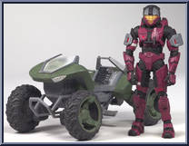 Mongoose (with Spartan CQB Crimson / Steel) Action Figure